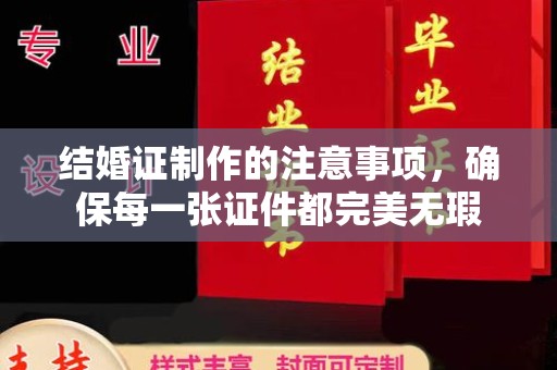 云浮结婚证制作的注意事项，确保每一张证件都完美无瑕