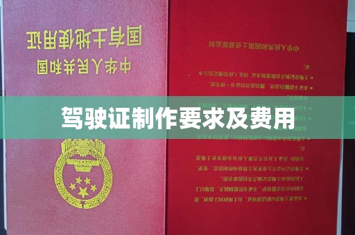 青岛驾驶证制作要求及费用